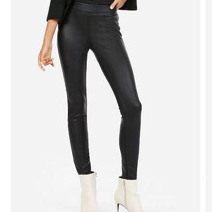 express minus the leather faux leather leggings